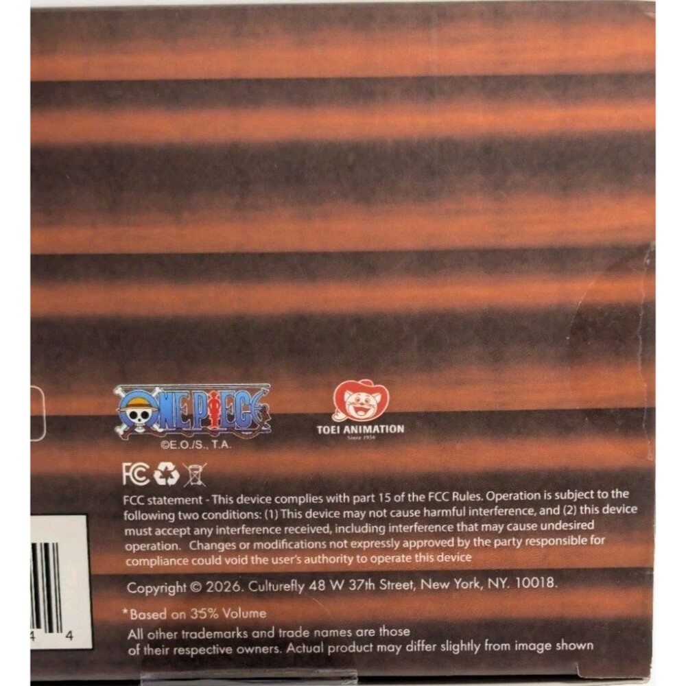 CultureFly One Piece Collector's Edition Wireless Bluetooth Speaker New in Box - Picture 7 of 8